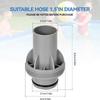 Adaptor Conector Furtun Piscină 38mm Rezistent la Scurgeri Fiting Plastic pentru Conexiune Conductă Apă Piscină