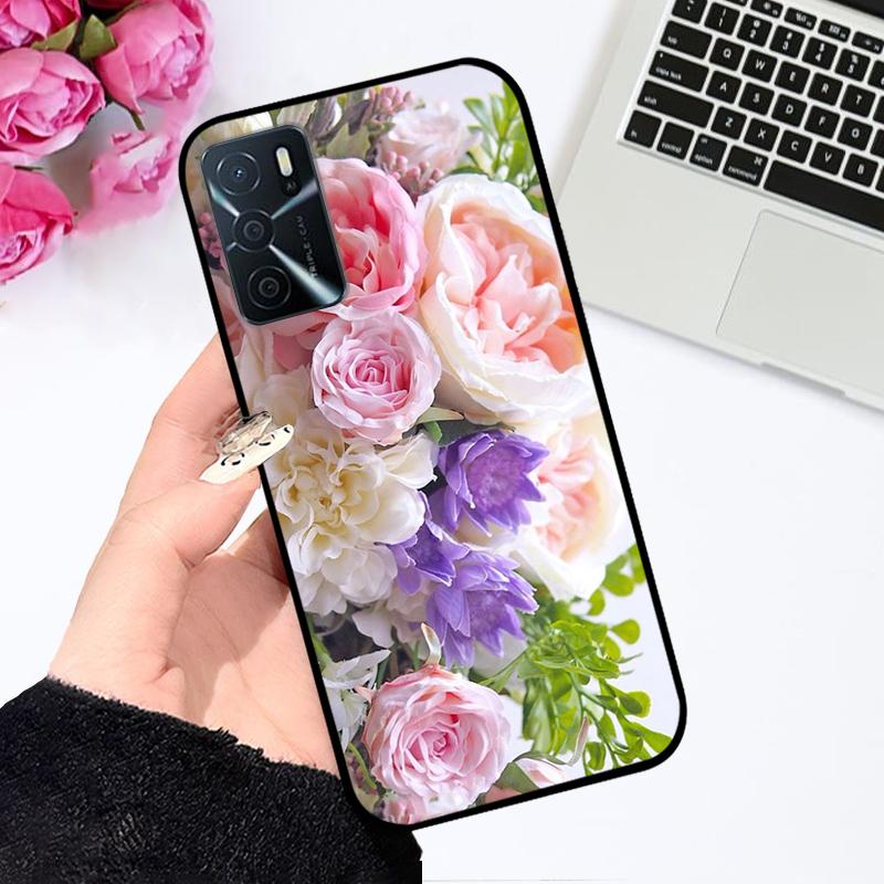 For Oppo A16 A16s 4G Case CPH2269 CPH2271 Fashion Cartoon Shockproof Soft Silicone Phone Cover For OPPO A16s A 16 Coque Bumper