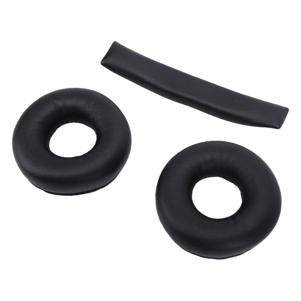 Earpad Headband Protector Set Fit for WH CH520 Headphone Replacement Ear Pads Headband Cover Black