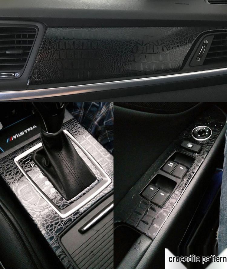 Hyundai Mistra 2014-2019 Наклейка-обертка из углеродного волокна для интерьера, накладка на рычаг переключения передач