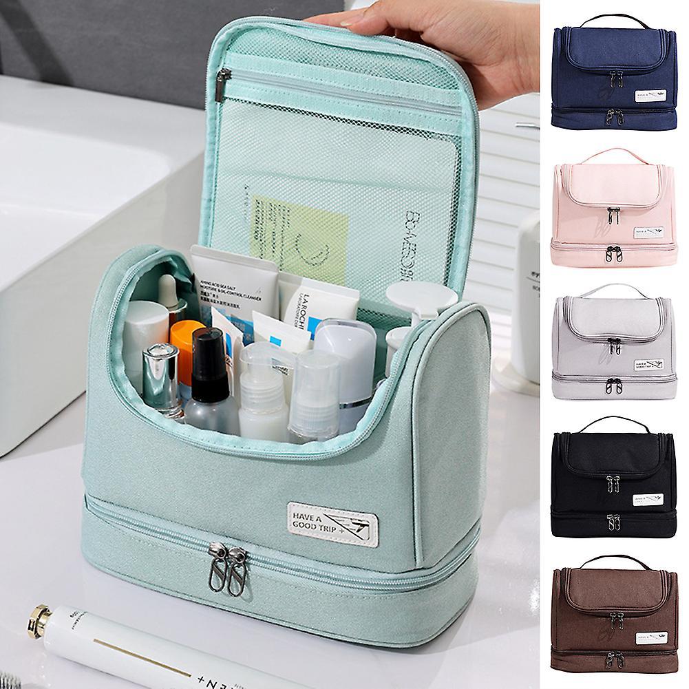 Simple Wet Dry Separation Toiletry Storage Bag Large Capacity Lightweight Wash Bag for Home Hotel Makeup
