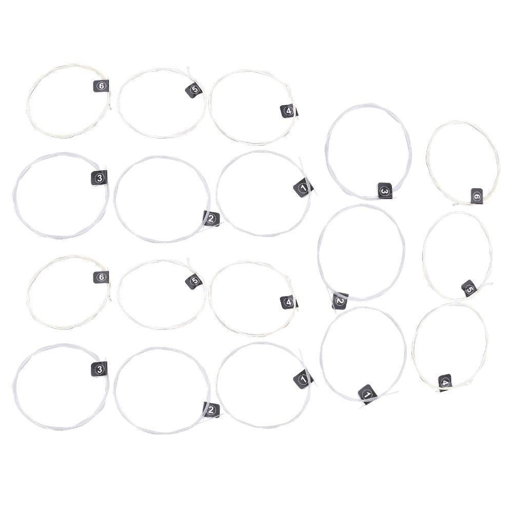 

3Sets Nylon Core Classical Guitar Strings Silver Full Set Strings For Guitarists NX36
