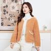 Kaiser Women's Elegant Shearling Wool Coat