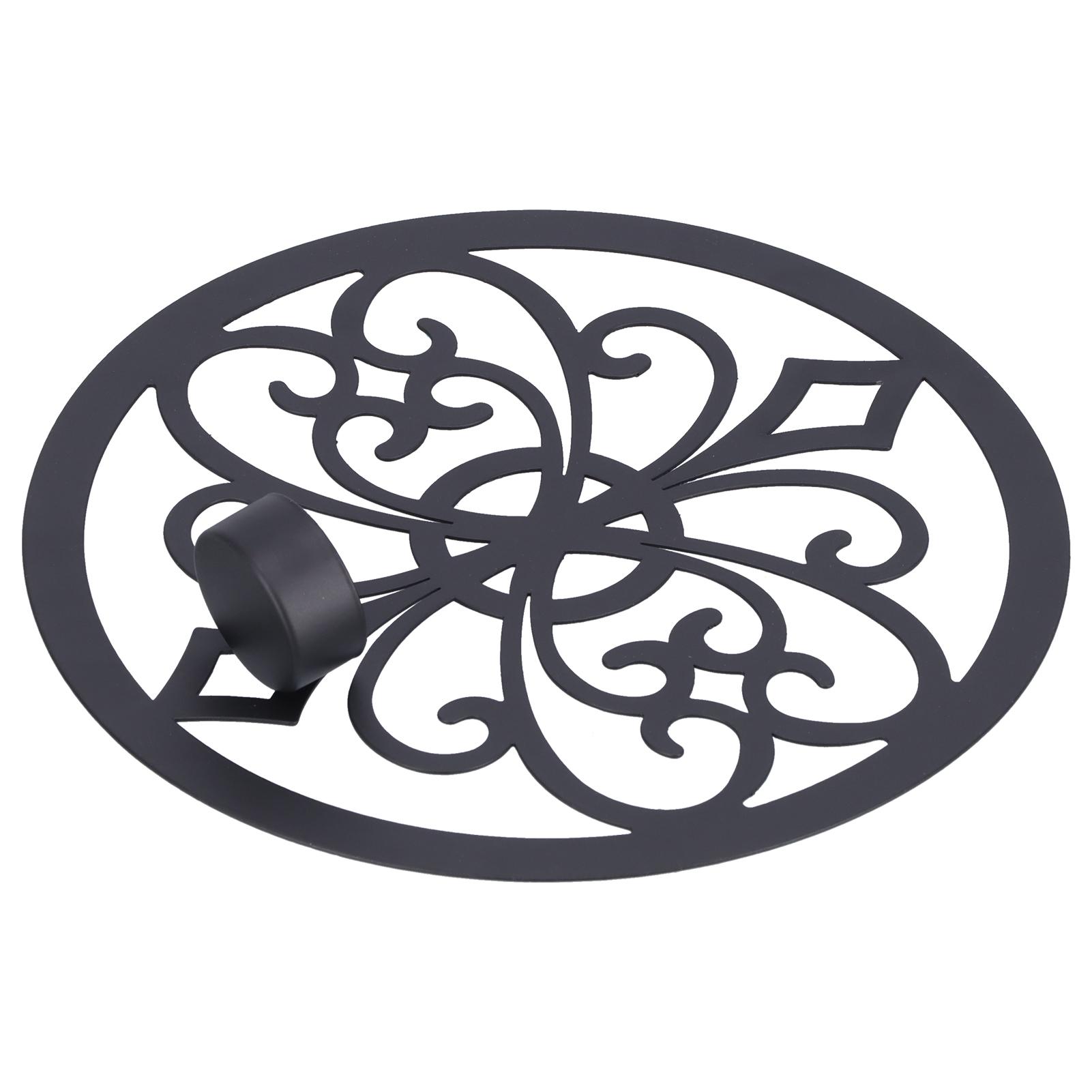 Wall Hanging Candle Holders Black European Retro Prevent Dripping Baroque Wall Candlestick