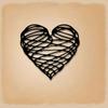 1pc Black Metal Heart Wall Art Modern Minimalist Iron Home Decor Intricate Design Elegant Valentine Gift for Couples Durable Bedroom Living Room