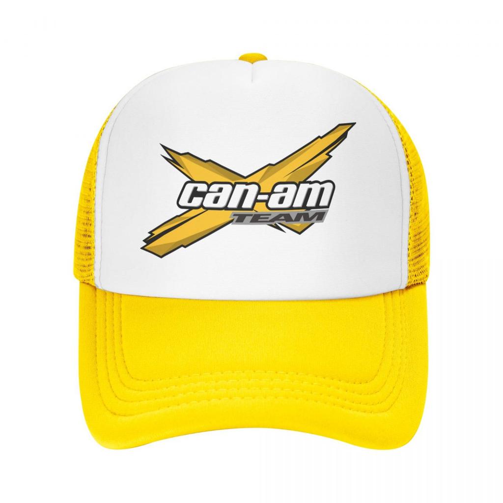 Individuelle Can Am Trucker Cap Herren Damen Verstellbar Unisex BRP Motorrad Baseballkappe Outdoor Papa Hut