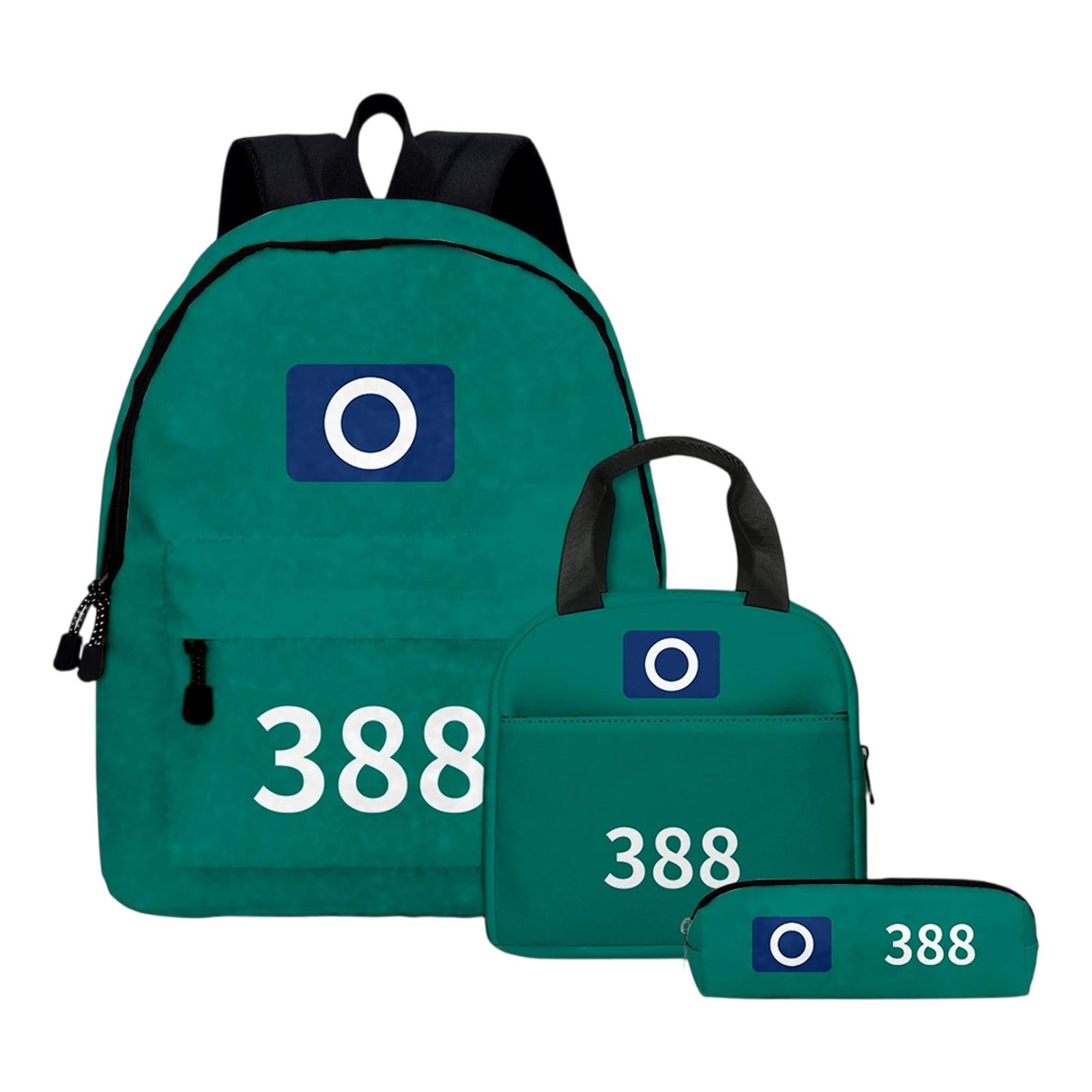 

Cartoon Printing Casual Shoulder Bag Junior High School Students Large Capacity Backpacks One Size