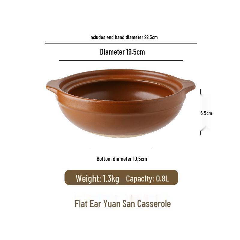 Oală Comercială din Ceramică pentru Tăiței cu Orez Stew & Bibimbap pentru Aragaz pe Gaz