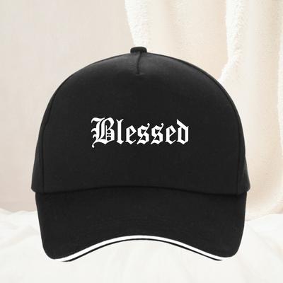 Gezegende Creativiteit Brief hoed Dames Straat Casual Baseballpet Zomer Buiten Verstelbare hoed Alle Seizoenen Reiscadeau Hoofddeksel