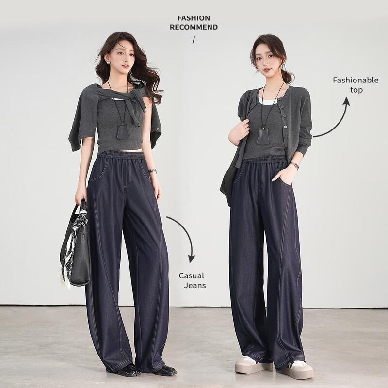 Women s Elastic Waist Banana Pants 36