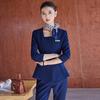 Elegant Women's Autumn/Winter Suit Set for Hotel Receptionist and Beauty Salon Workwear