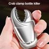 Edelstahl Flaschenöffner, Multifunktionaler Weinflaschenöffner für Party Camping Bar, Tragbarer Krallenförmiger Bierflaschenöffner