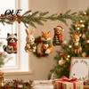 Collectible Christmas Figures Woodland Animal Advent Calendar, 24-Day Countdown Set with Forest Calendar Critter Ornaments, 2D Acrylic Tree