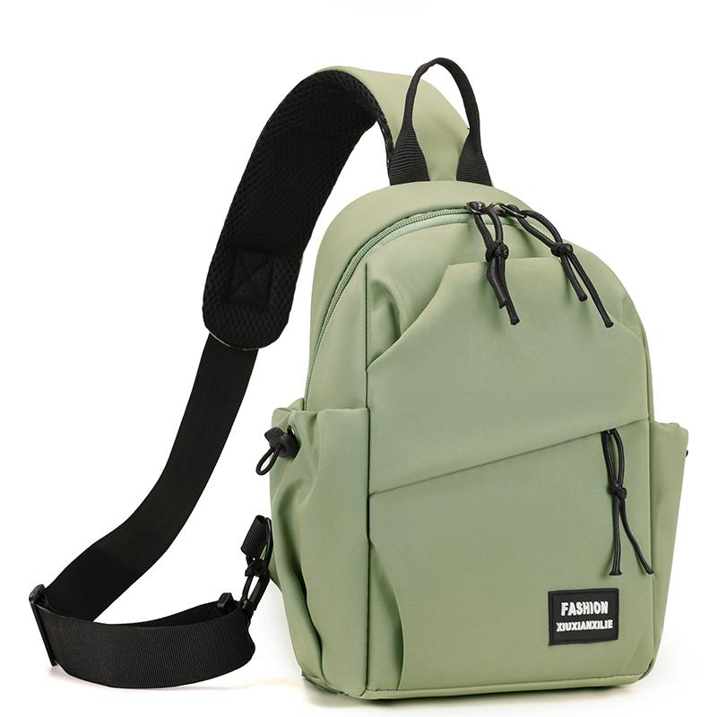 

Нагрудная сумка для женщин, водонепроницаемая, легкая, для мальчиков, сумка через плечо, спортивная сумка на плечо, рюкзак для велоспорта зелёный