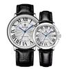 Blauer Ballon Paar Uhr Vollautomatische Mechanische Uhr Business High-End Edelstahl Herren- und Damenuhr Wasserdicht