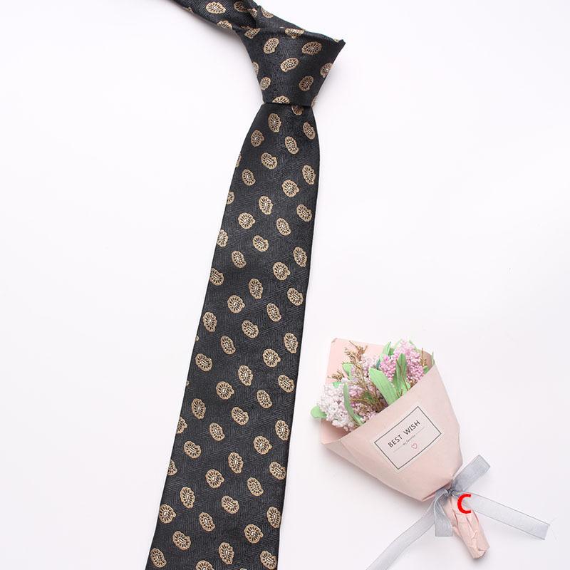 Rael Green Series Tie 8Cm Polyester Silk Business Suit Jacquard Tie Bulk Tie