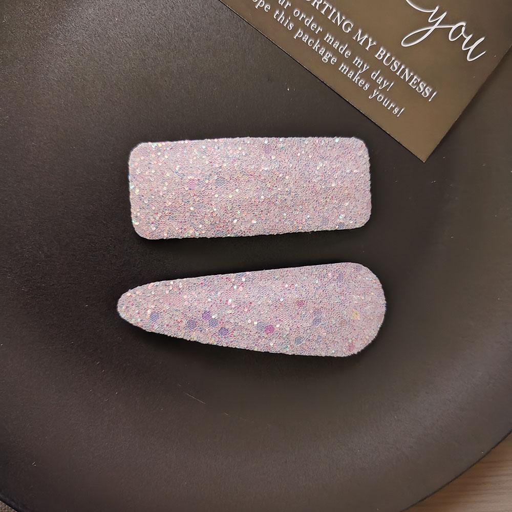 2PC Candy Color Shiny Sweet BB Hairpin No Damaging To Hair Side Clips Simple Hairgrip for Girls Women Korean Hair Accessories