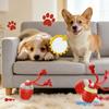 Rechargeable Canine Entertainment Toy Variable Rolled Speed and Sound Effect to Relieve Boredom and Anxiety