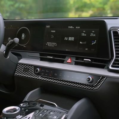 Autocollant de garniture décorative de sortie d'aérateur AC pour Kia Sportage NQ5 2025 2025 2025 Conduite à gauche Accessoires ABS Chrome
