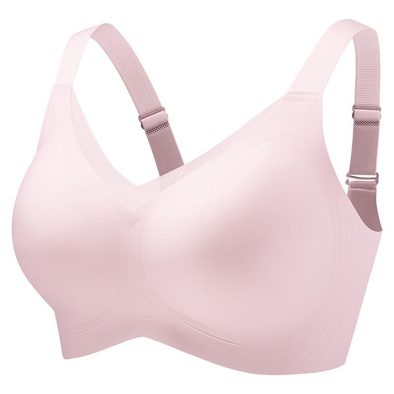 Women S No Wire Jelly Vest Style Seamless Plus Size Push Up Bra