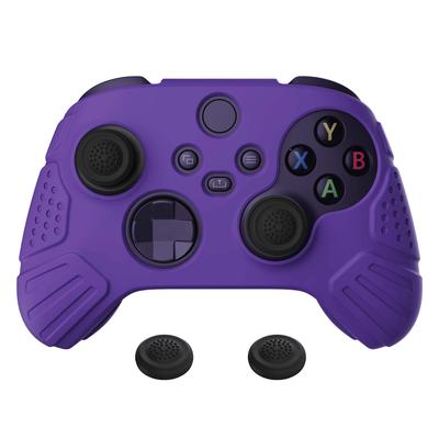 eXtremeRate PlayVital Guardian Edition Silicone Cover Skin for Xbox Series with Black Thumb Grip Soft Rubber Case Protector for Xbox Core Wireless