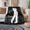 Golf Customize Your Name Blanket Used For Chair Office Sofa Bed Camping Soft And Warm Giving Friends And Relatives Birthday Graduation Gift