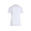 Adidas SS24 Real Madrid 24/25 Home Letter Logo Print Comfortable Fashion V-Neck Short Sleeve Football Shirt Women Tops White IT5182