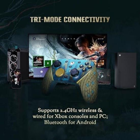 GameSir G7 Pro Wireless Game Controller Three Connection Modes (Bluetooth 2.4GHz Wired) 1000Hz Polling Rate Interchangeable Face Plates TMR Joysticks