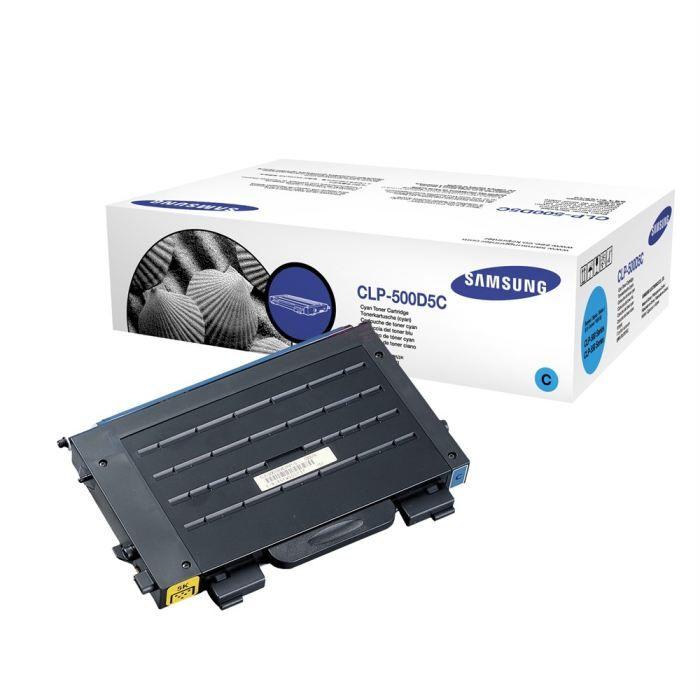 Samsung Cartouche De Toner Cyan CLP-500D5C