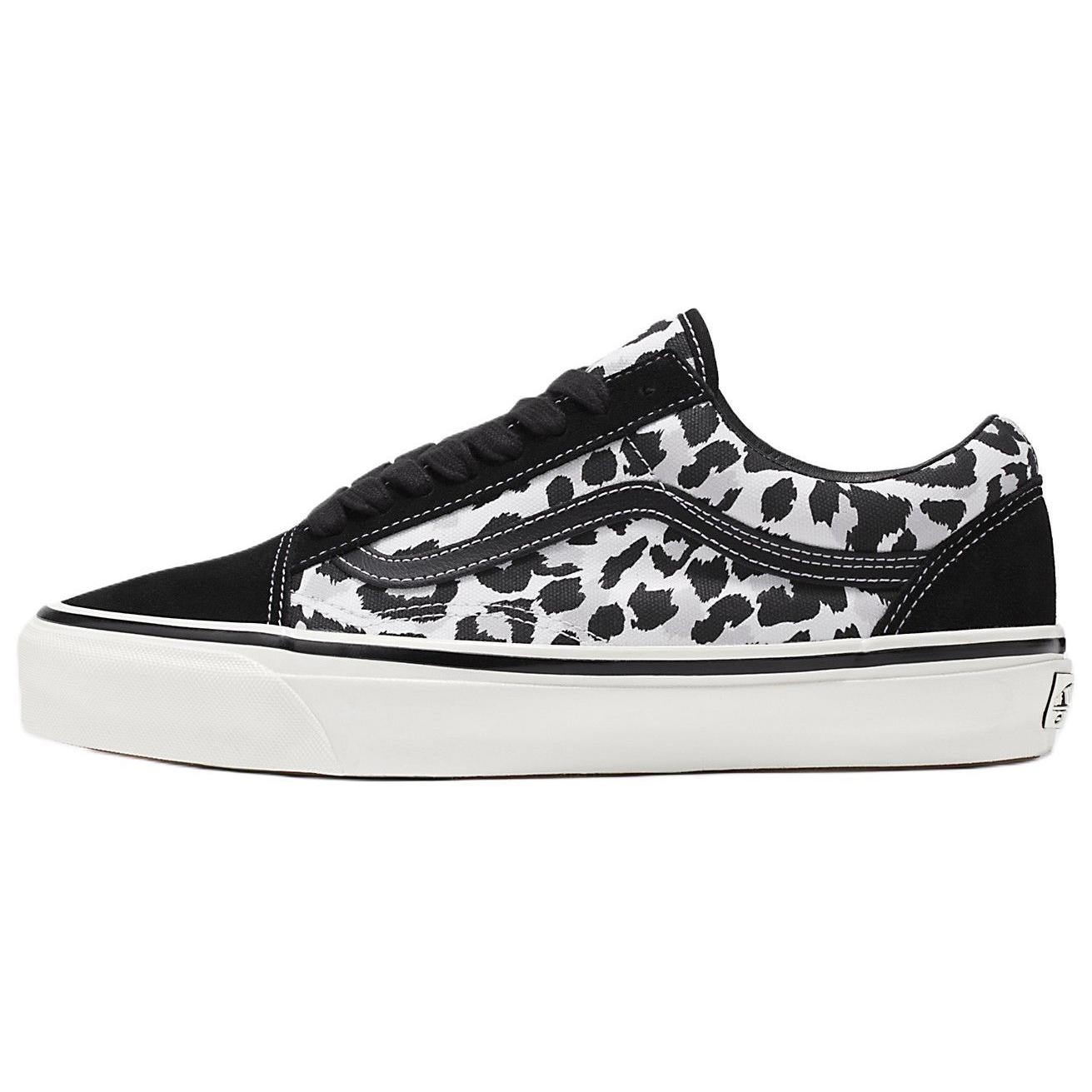 

Vans Premium Old Skool Music Collection Punk Capsule Suede Canvas Leopard Black White Unisex VN000D56BA2 36