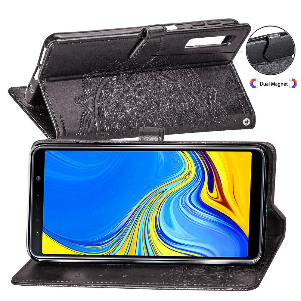 Leather Case For Samsung Galaxy A56 A55 A54 A53 A52 A36 A35 A34 A33 A8 A6 J4 J6 Plus A9 A7 2018 J5 J3 J7 A5 2017 Flip Case Cover
