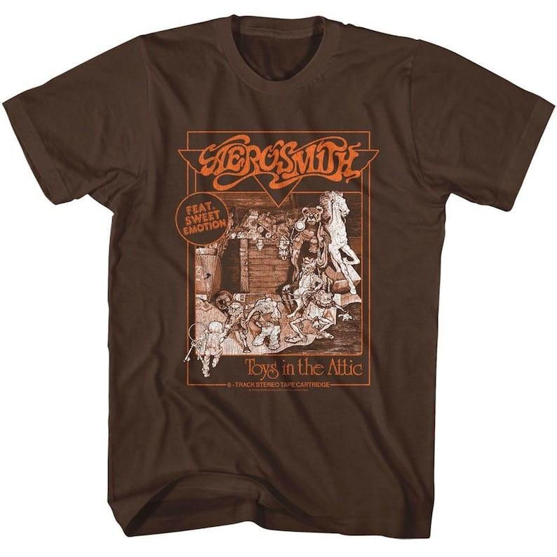 Aerosmith Toys 8 Track Dark Chocolate T-Shirt S разноцветный