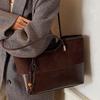 Autumn New Fashion Shoulder Bags, Crossbody Bags, Retro Contrast Color Fashion Suede Tote Bucket Bags