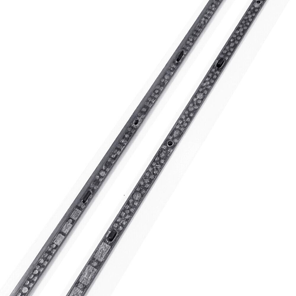 HSSDTECH Laptop Bottom Rubber Feet - Anti-Slip Pads for Dell Latitude 7320, Dark Gray (24.2cm) (Pack of 2)