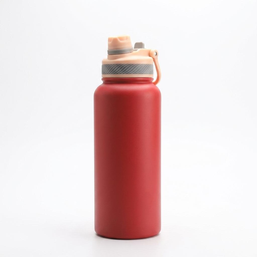 Geïsoleerde Waterfles 32oz Vacuüm Roestvrij Staal Lekvrij 32oz Waterfles met Paracord Handvat & Drinktuit Deksel