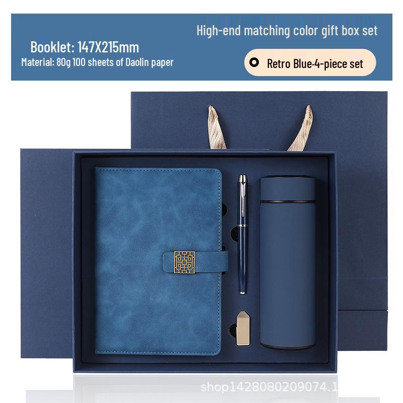 Verdickte Leder-Business-Schnallen-Notizbücher für Konferenzen und Tagebücher