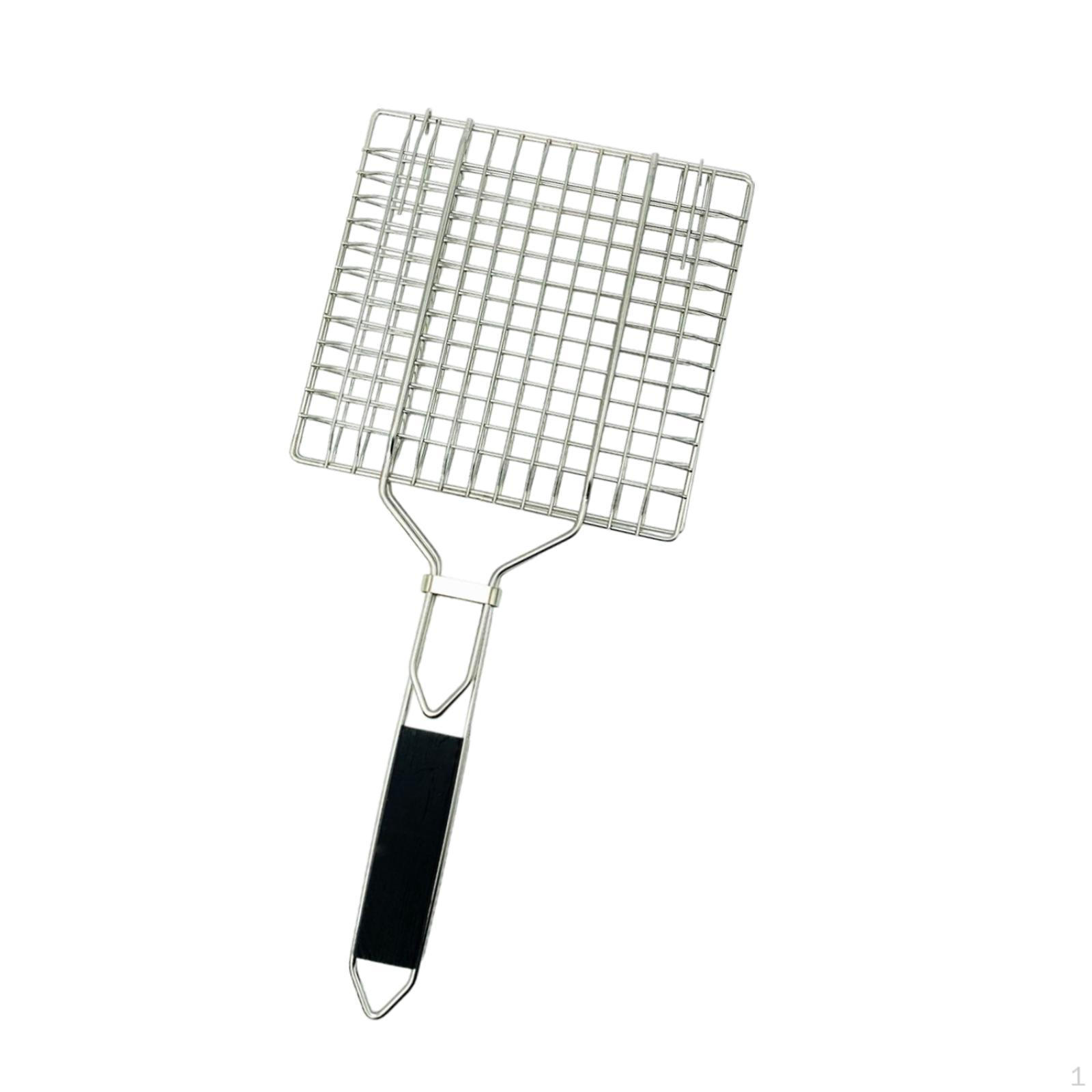 

Складная корзина для гриля для рыбы, переносные аксессуары, сетка из нержавеющей стали для S