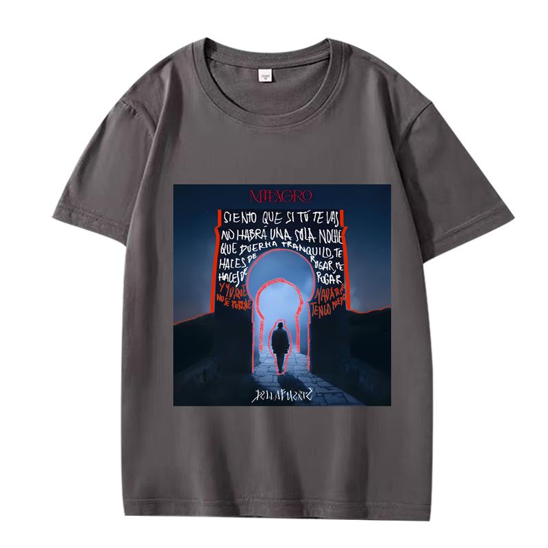 Dellafuente "Lullaby of Fear" T-Shirt Herren Damen Oversized 100% Baumwolle Streetwear Kurzarm Sommer Druck Grafiken Unisex Tops