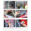 Car Windshield Sticker, Rear Car 3D Sunscreen Sticker, Terrorist Decor, Front Wolf Sticker, Cat Eyes Sticker, Decorative, 130*21Cm