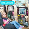 Car Seat Storage Organizer Multifunctional Oxford Fabric Car Back Multi Pocket Storage Bag with Touch Screen Tablet Holder