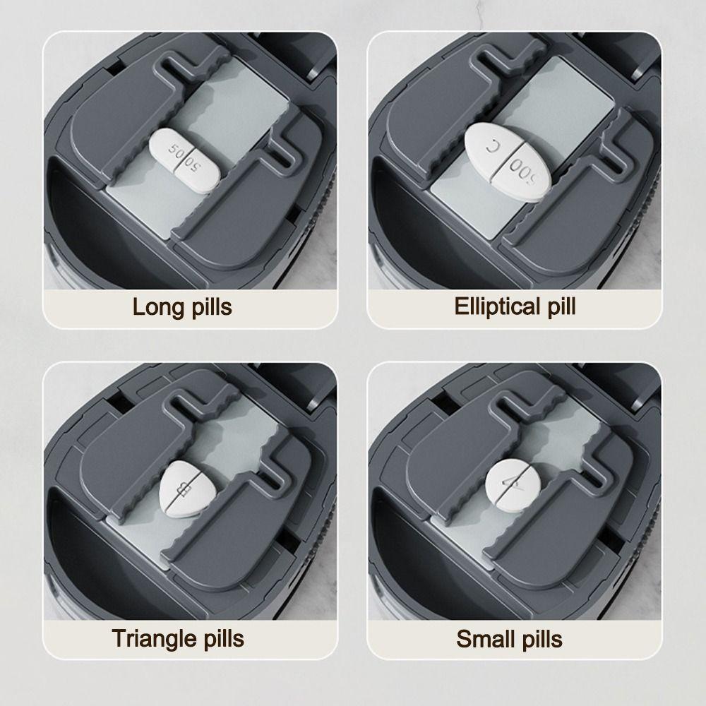 New Quartering Pill Cutter Storage Box Portable Drug Tablet Medicine Dustproof Divider Organizer Crusher Pill Cutter