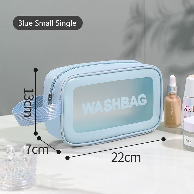 PU Women Travel Storage Bag Cosmetic Bag Makeup Bag Travel Organizer Bags Waterproof Washbag Transparent Cosmetic Cases