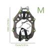 Ice Shoes Grippers Cold-proof Anti-slip Non Slip Gripper Spikes For Fishing Hiking Walking Climbing Mountaineering Women Men