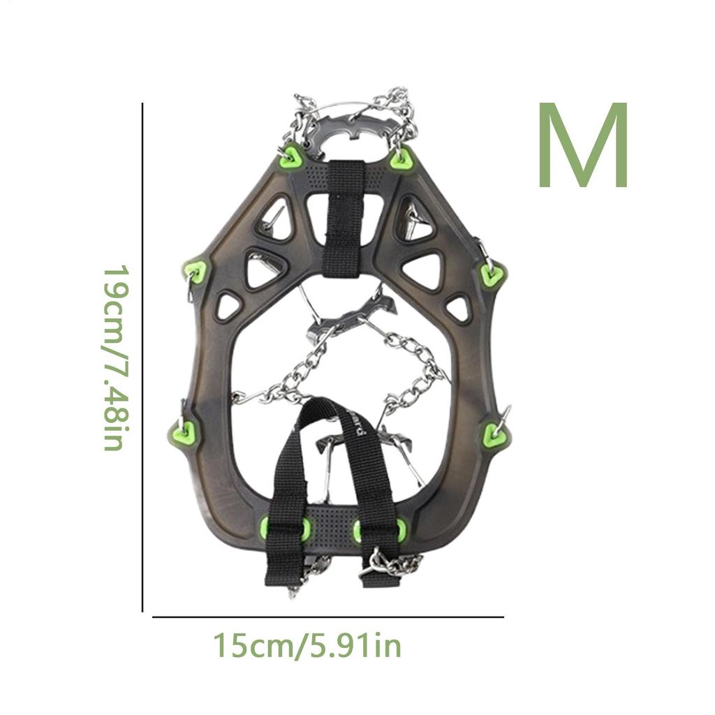Ice Shoes Grippers Cold-proof Anti-slip Non Slip Gripper Spikes For Fishing Hiking Walking Climbing Mountaineering Women Men