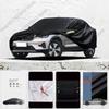 Per Volvo XC40 Telo Auto Nero da Esterno Completamente Coperto con Protezione Neve e UV Impermeabile Telo Parasole Resistente a Neve Pioggia Vento
