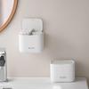 Automatic Pops Up Lift No-Drill Cotton Swab And Makeup Cotton Dispenser Hair Accessories And Hair Tie Desktop Storage Box