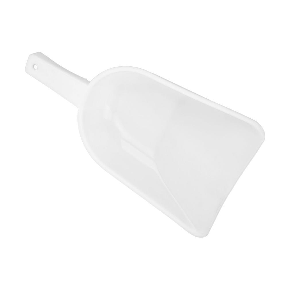 Plastic Feed Shovel Easy Clean PE Refrigerator Ice   Snow Scoop Handle with Hook