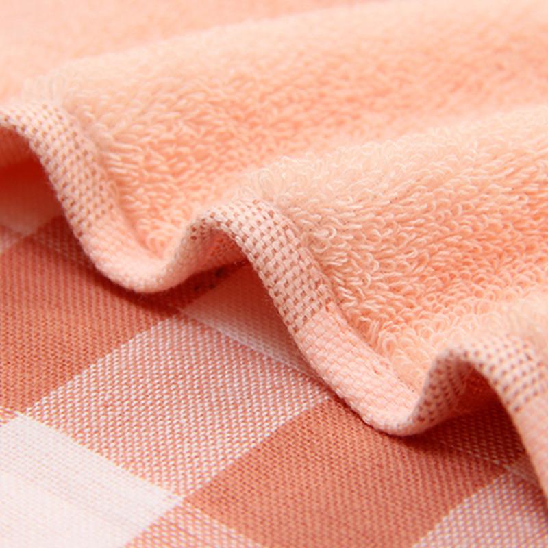 1Pc 34x75cm 100% Cotton High Quality Gauze Plaid Home Soft Absorbent Bathroom Adult Men Women Hand Towel