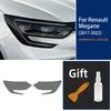 For Renault Megane 4 2017 2018     Car Headlight Protective Film Smoked Black Tint Wrap Vinyl Clear TPU Sticker