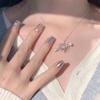 Cupid's Arrow Pink Diamond Love Necklace One Arrow Through the Heart Collarbone Chain Niche Design Light Luxury Girlfriend Gift